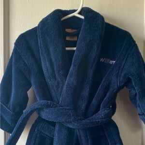 Baby Plush Robe William Monogram